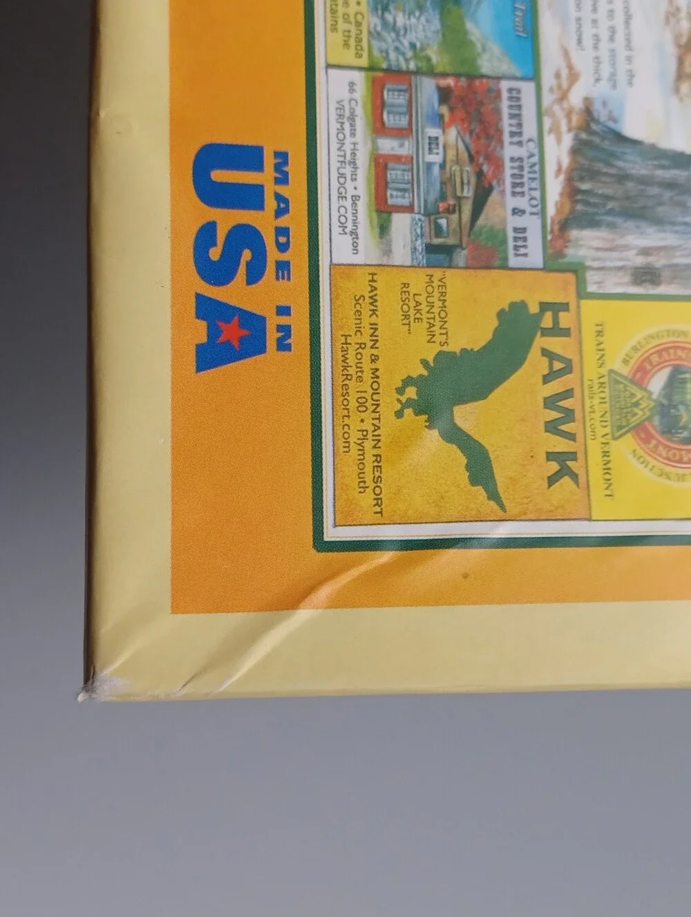 White Mountain Vermont Puzzle Complete